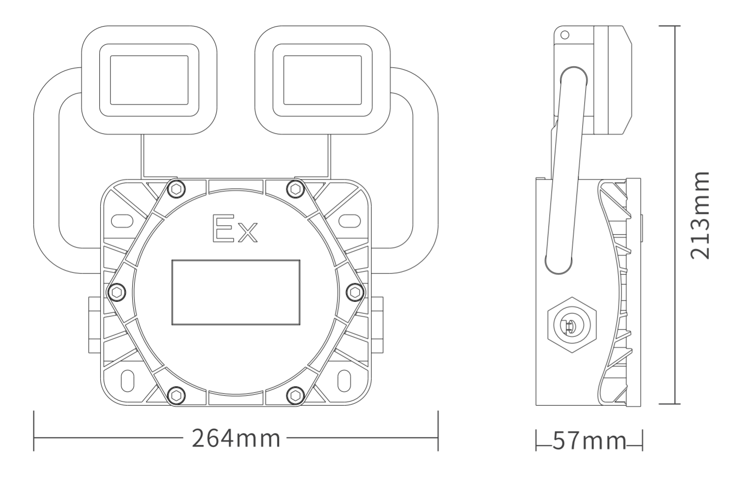華天防爆型應急照明燈具